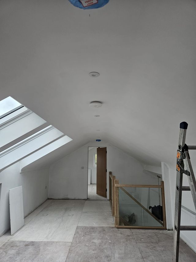 Loft conversion during the Wi-Fi installation